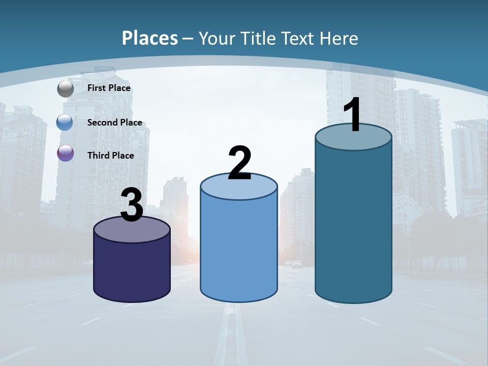 Highway Cloud Automotive PowerPoint Template