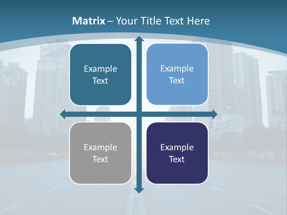 Highway Cloud Automotive PowerPoint Template