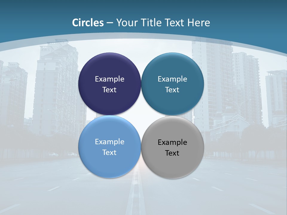 Highway Cloud Automotive PowerPoint Template