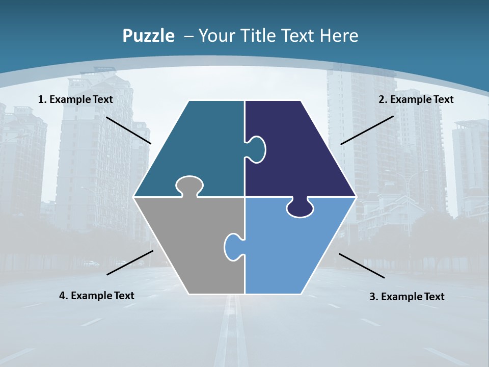 Highway Cloud Automotive PowerPoint Template
