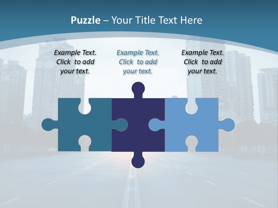 Highway Cloud Automotive PowerPoint Template