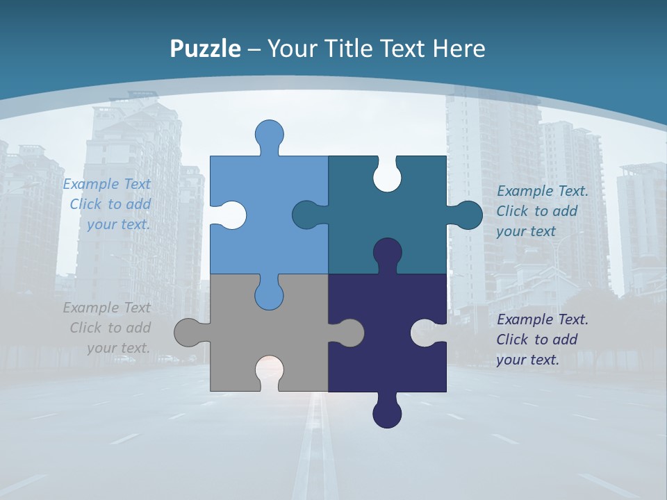 Highway Cloud Automotive PowerPoint Template
