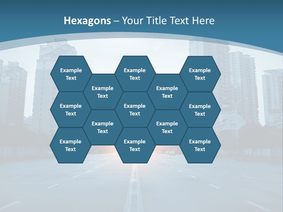 Highway Cloud Automotive PowerPoint Template