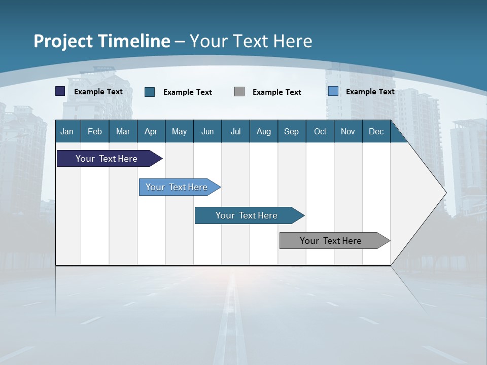 Highway Cloud Automotive PowerPoint Template