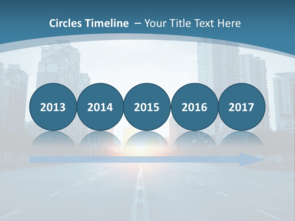 Highway Cloud Automotive PowerPoint Template