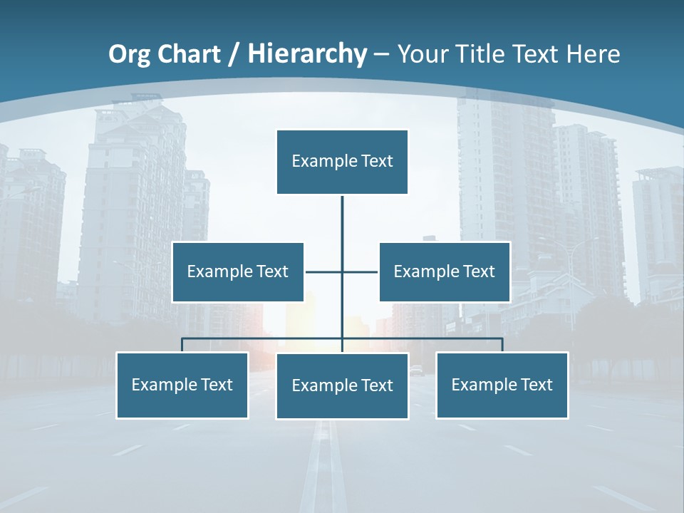Highway Cloud Automotive PowerPoint Template