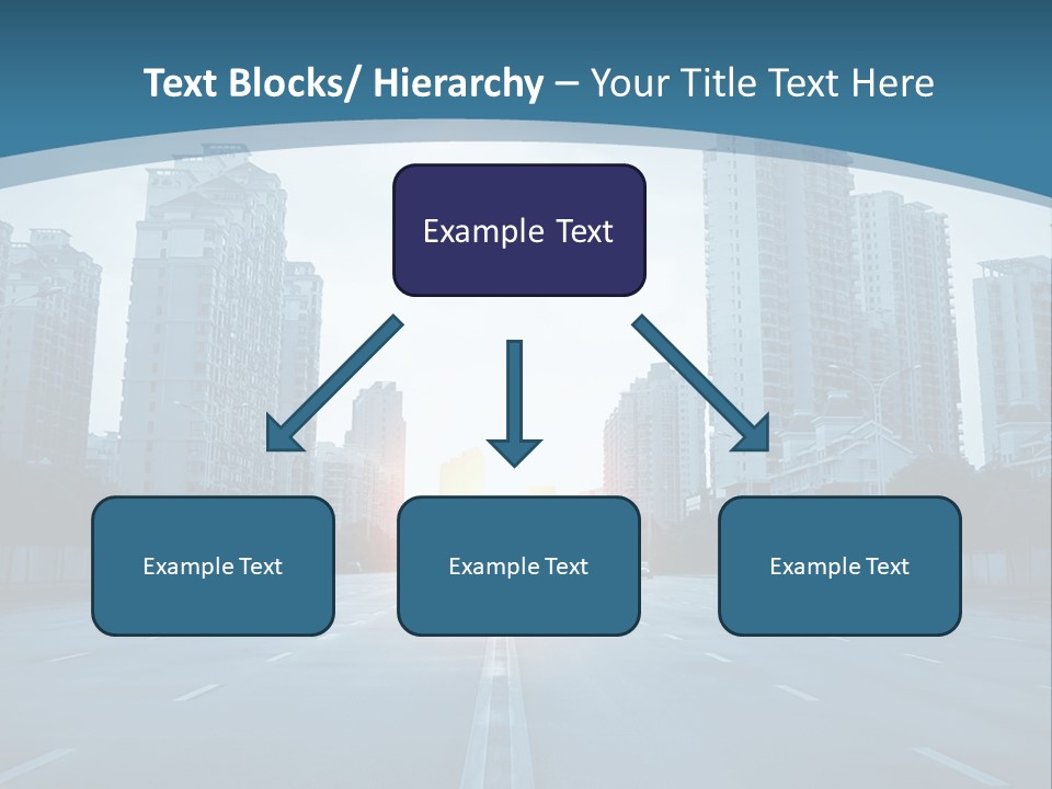 Highway Cloud Automotive PowerPoint Template
