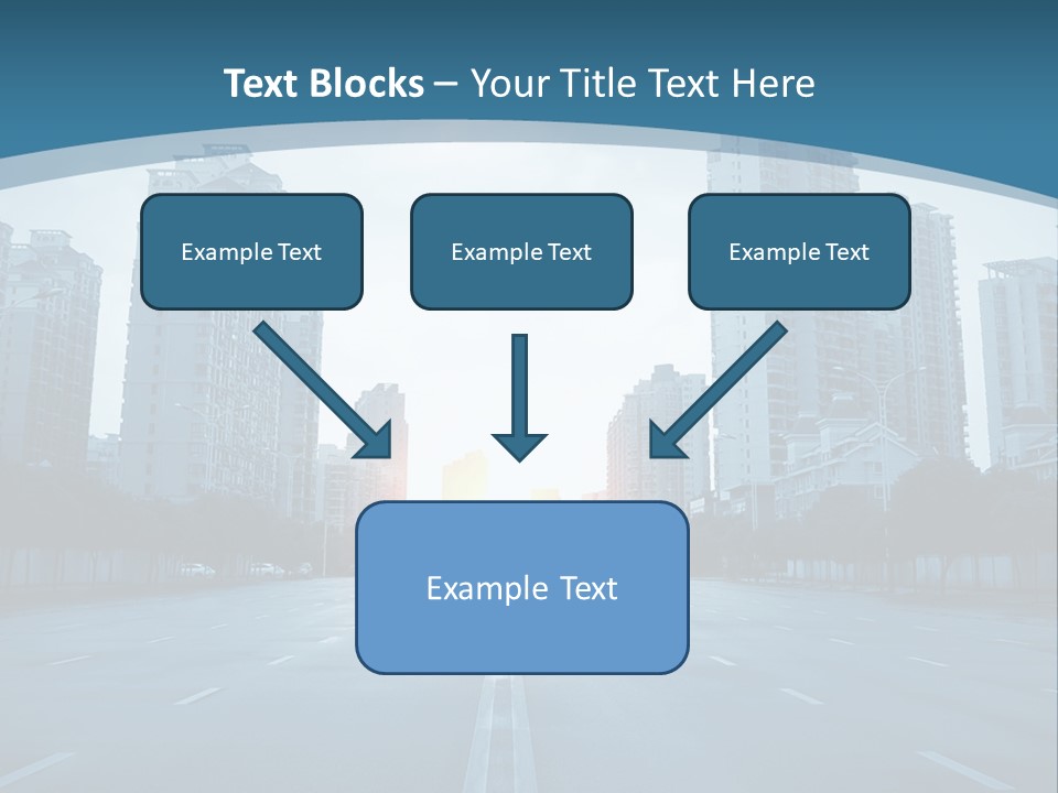 Highway Cloud Automotive PowerPoint Template