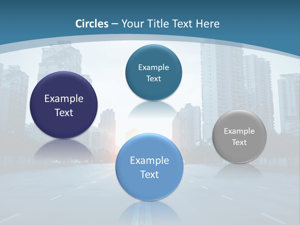 Highway Cloud Automotive PowerPoint Template