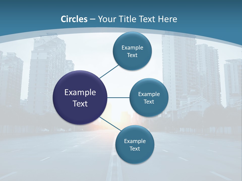 Highway Cloud Automotive PowerPoint Template