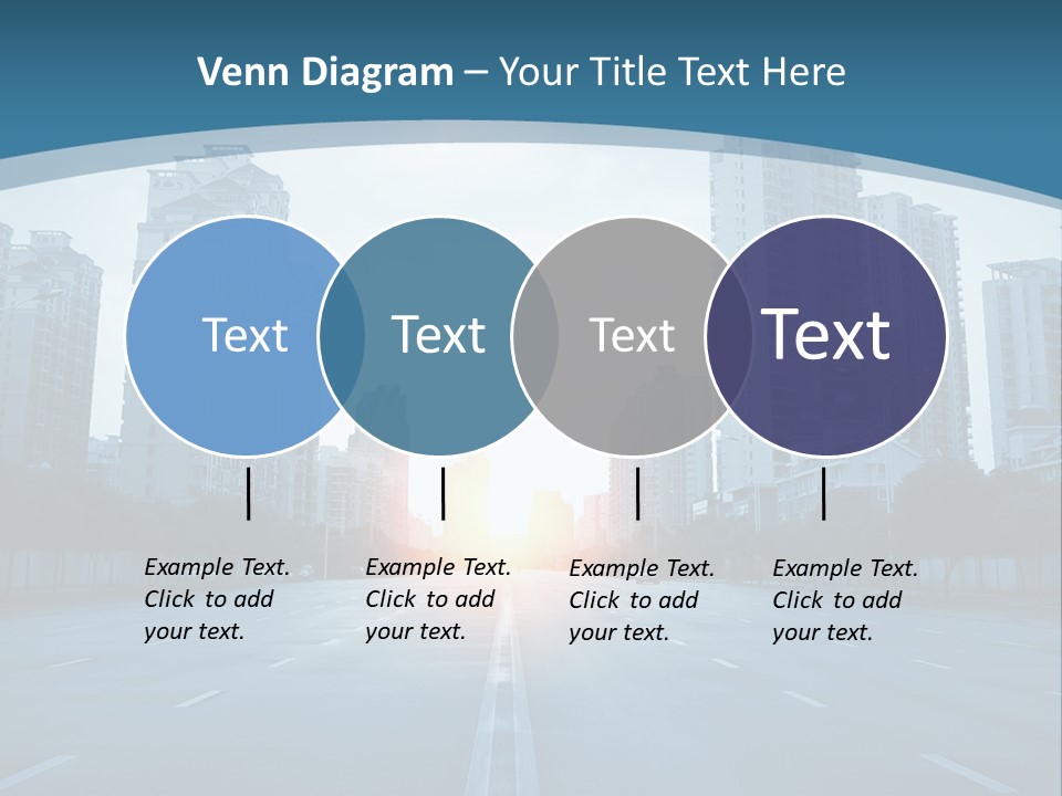 Highway Cloud Automotive PowerPoint Template