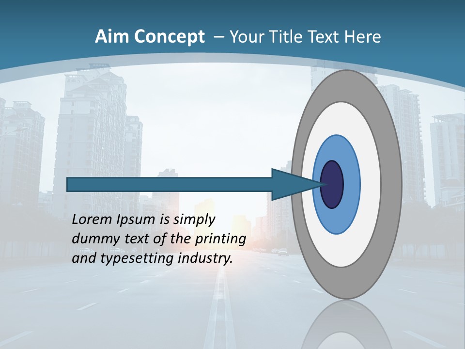 Highway Cloud Automotive PowerPoint Template