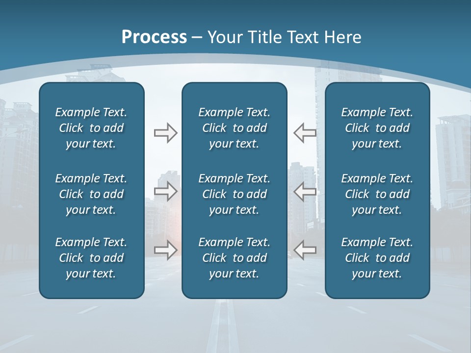 Highway Cloud Automotive PowerPoint Template