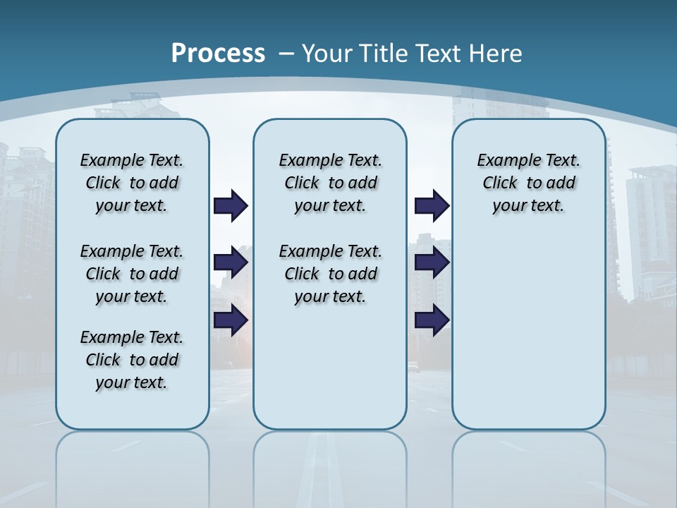 Highway Cloud Automotive PowerPoint Template