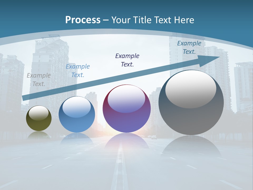 Highway Cloud Automotive PowerPoint Template
