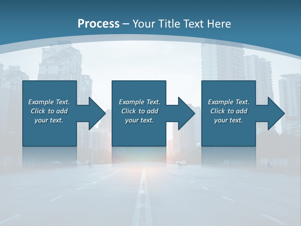 Highway Cloud Automotive PowerPoint Template