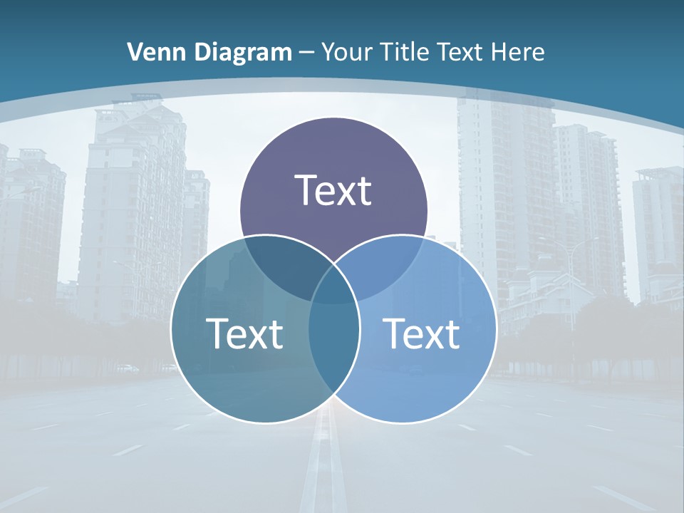 Highway Cloud Automotive PowerPoint Template