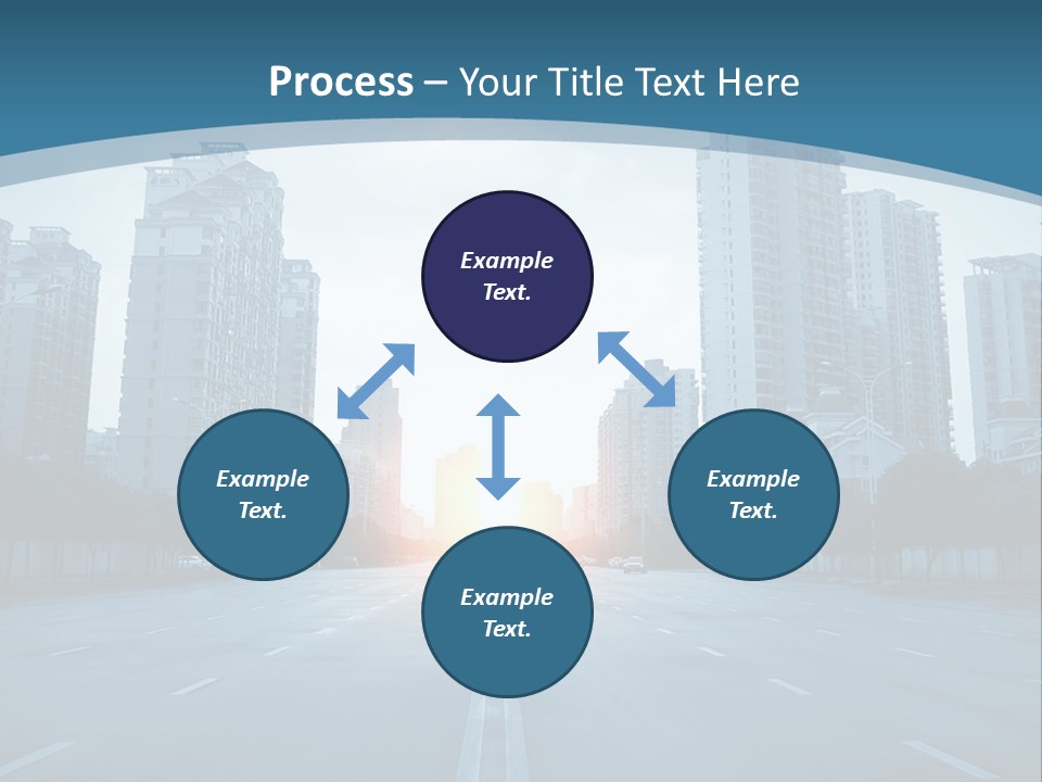 Highway Cloud Automotive PowerPoint Template