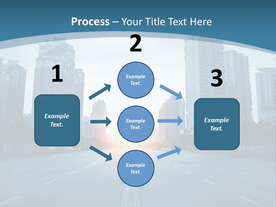 Highway Cloud Automotive PowerPoint Template