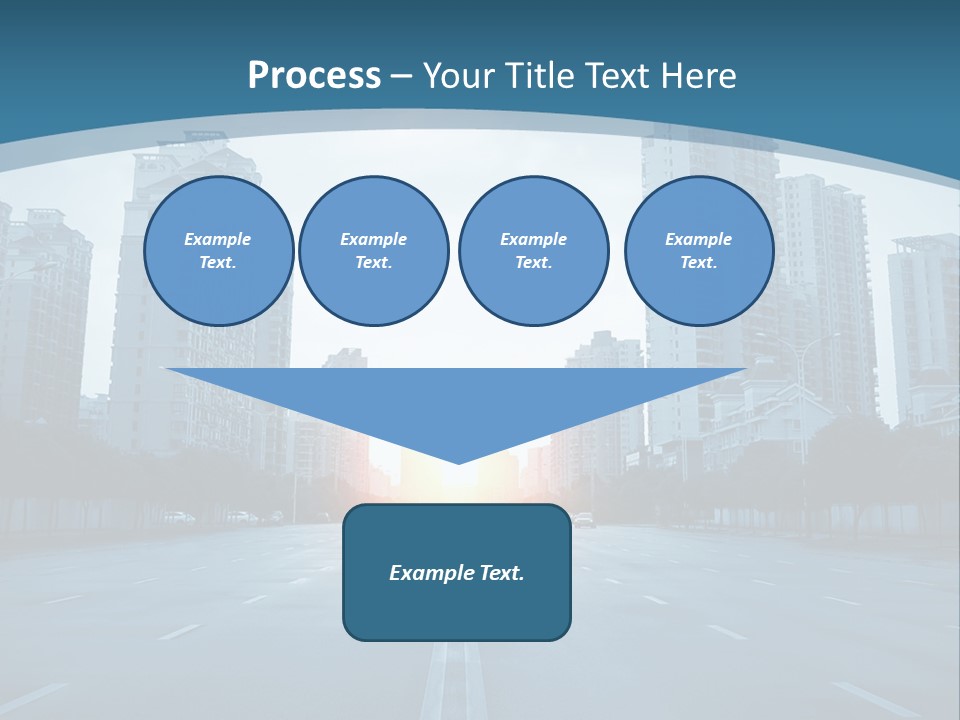 Highway Cloud Automotive PowerPoint Template