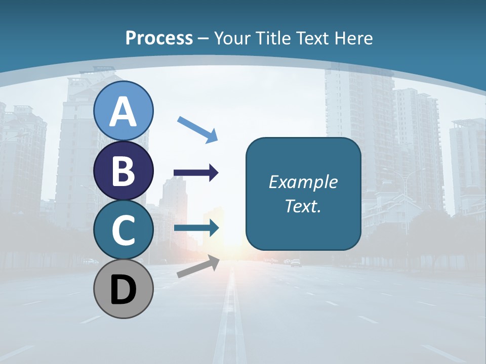 Highway Cloud Automotive PowerPoint Template