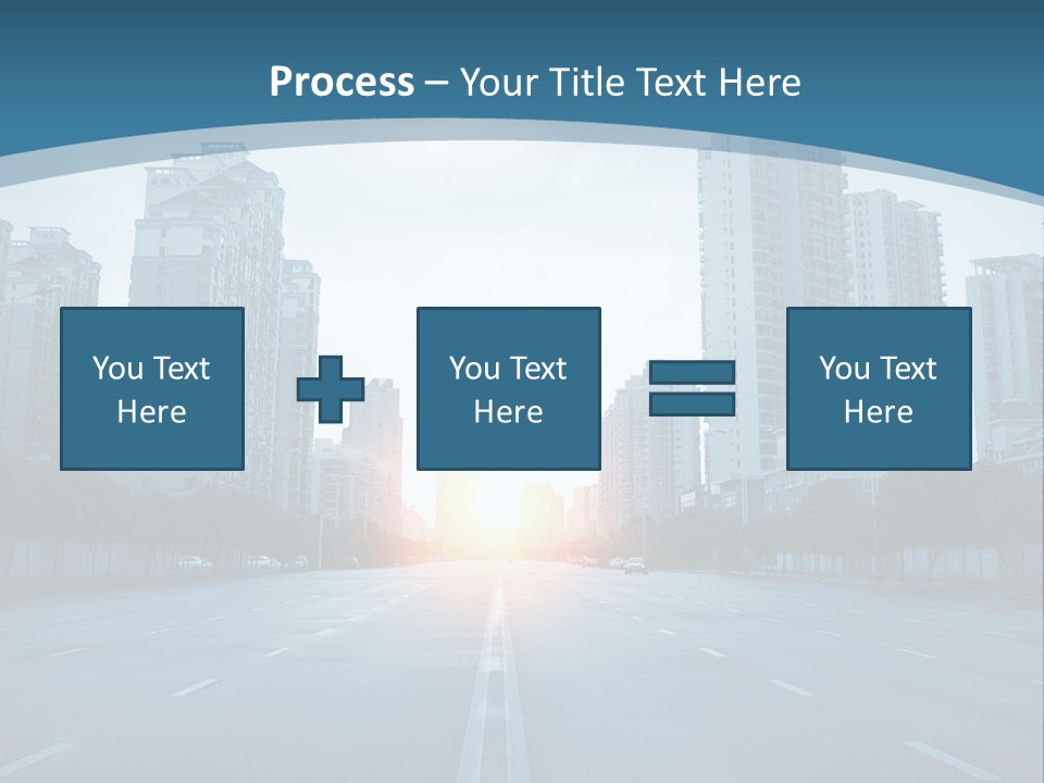 Highway Cloud Automotive PowerPoint Template