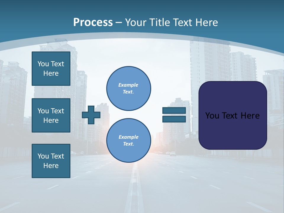 Highway Cloud Automotive PowerPoint Template