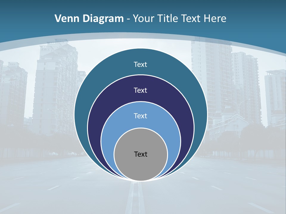 Highway Cloud Automotive PowerPoint Template