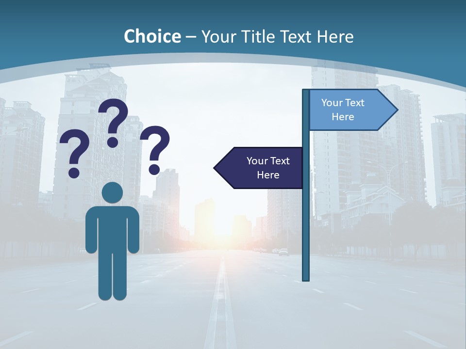 Highway Cloud Automotive PowerPoint Template
