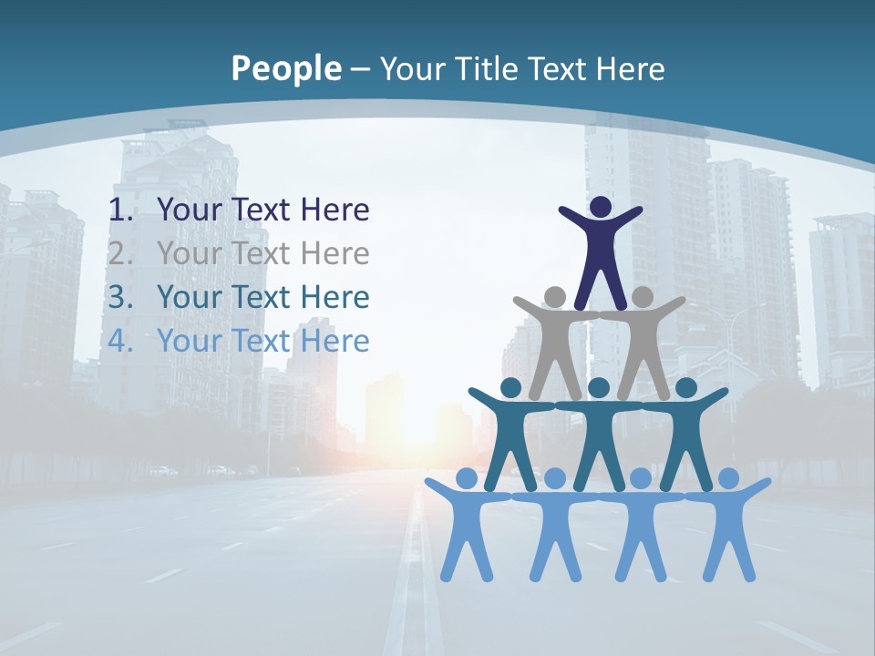 Highway Cloud Automotive PowerPoint Template