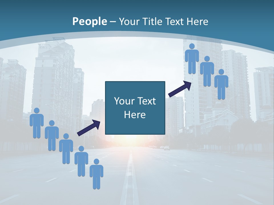Highway Cloud Automotive PowerPoint Template