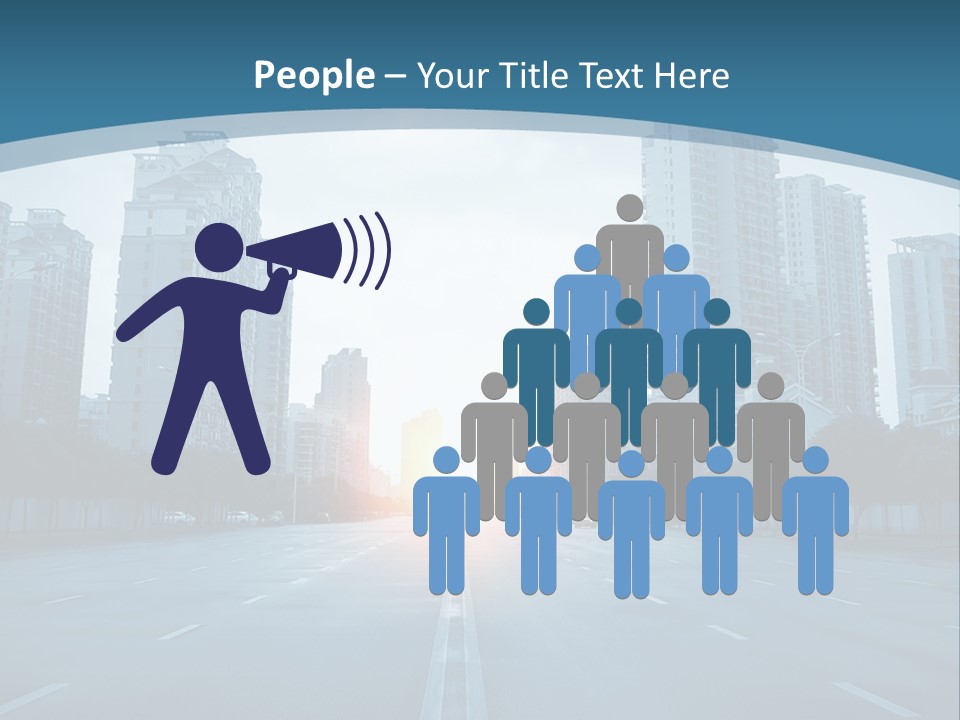 Highway Cloud Automotive PowerPoint Template