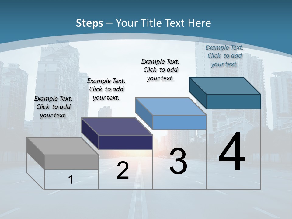 Highway Cloud Automotive PowerPoint Template