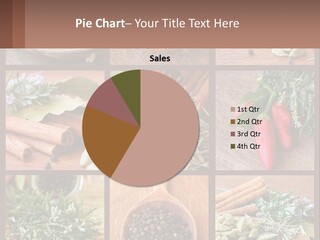 Table Peppercorns Peas PowerPoint Template
