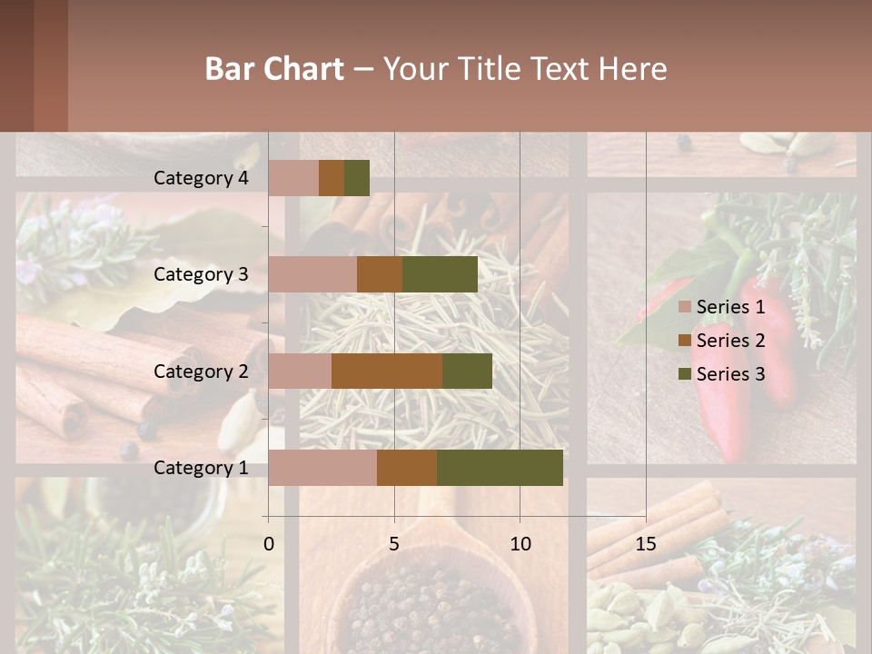 Table Peppercorns Peas PowerPoint Template