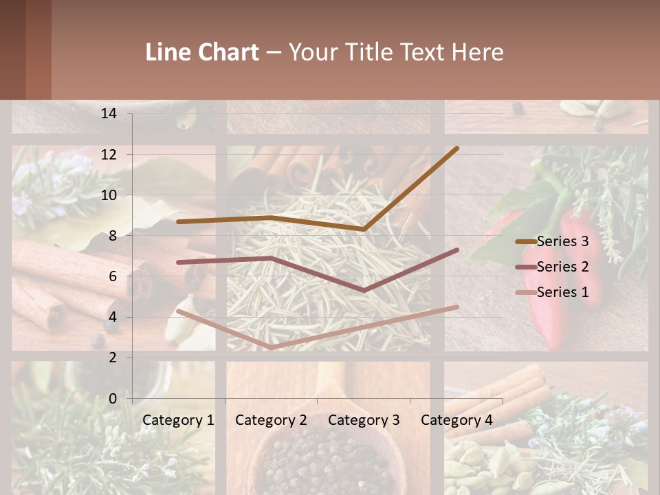 Table Peppercorns Peas PowerPoint Template
