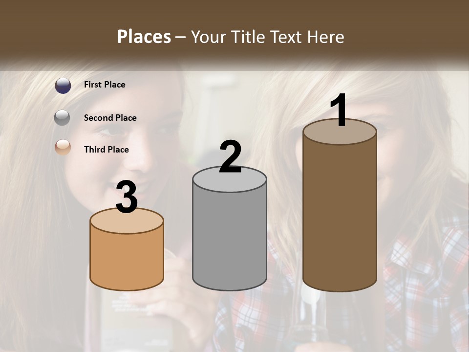 Smiling People Enjoy PowerPoint Template