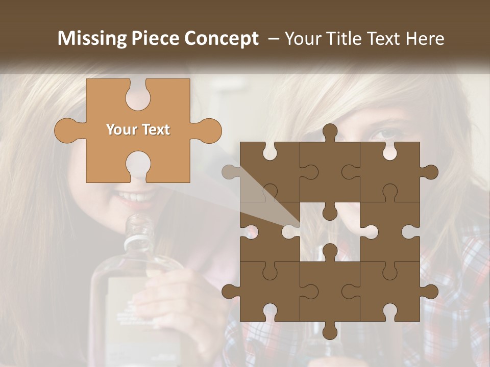 Smiling People Enjoy PowerPoint Template