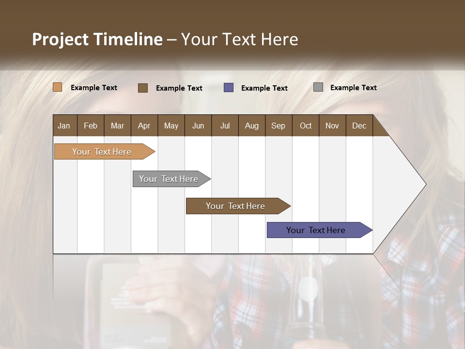 Smiling People Enjoy PowerPoint Template