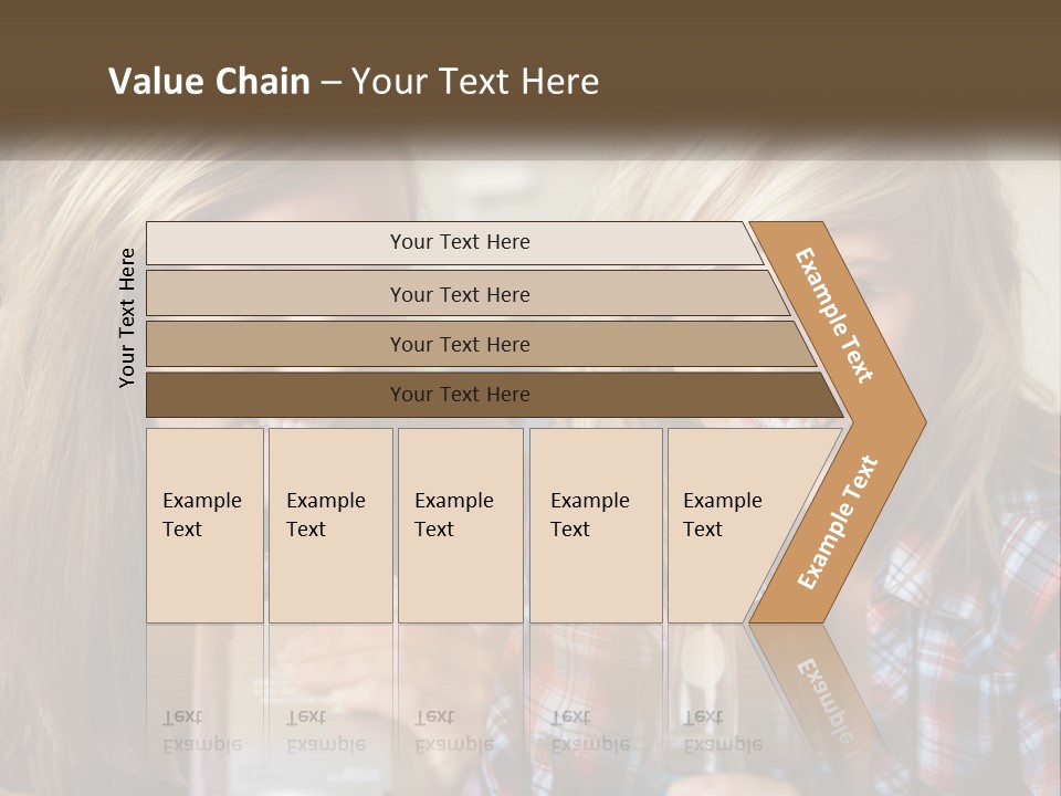 Smiling People Enjoy PowerPoint Template