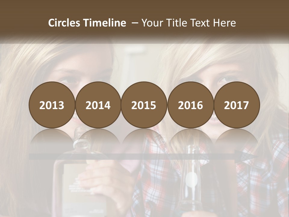 Smiling People Enjoy PowerPoint Template