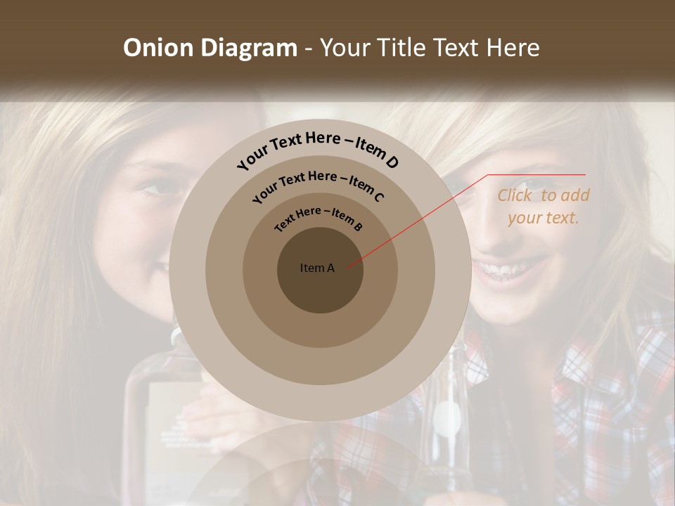 Smiling People Enjoy PowerPoint Template