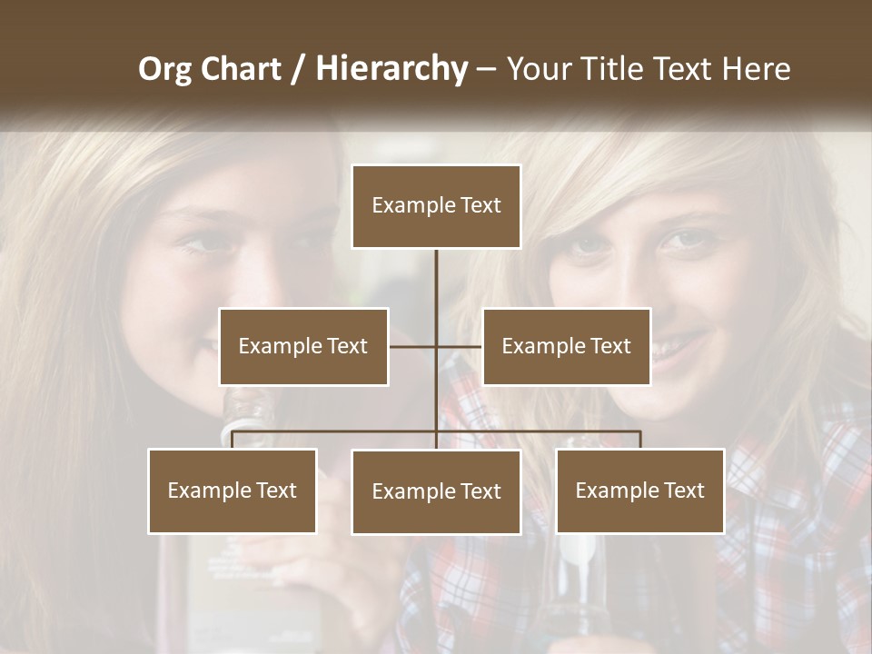 Smiling People Enjoy PowerPoint Template