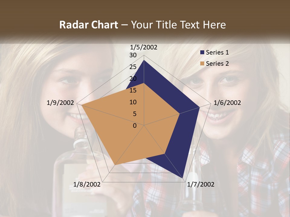 Smiling People Enjoy PowerPoint Template