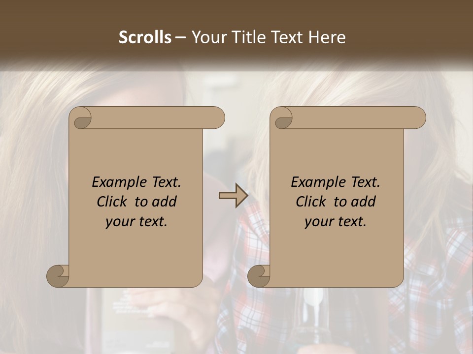 Smiling People Enjoy PowerPoint Template