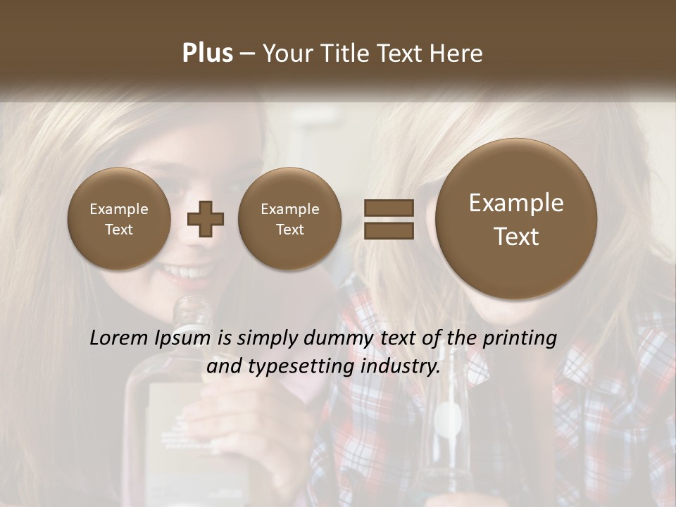 Smiling People Enjoy PowerPoint Template