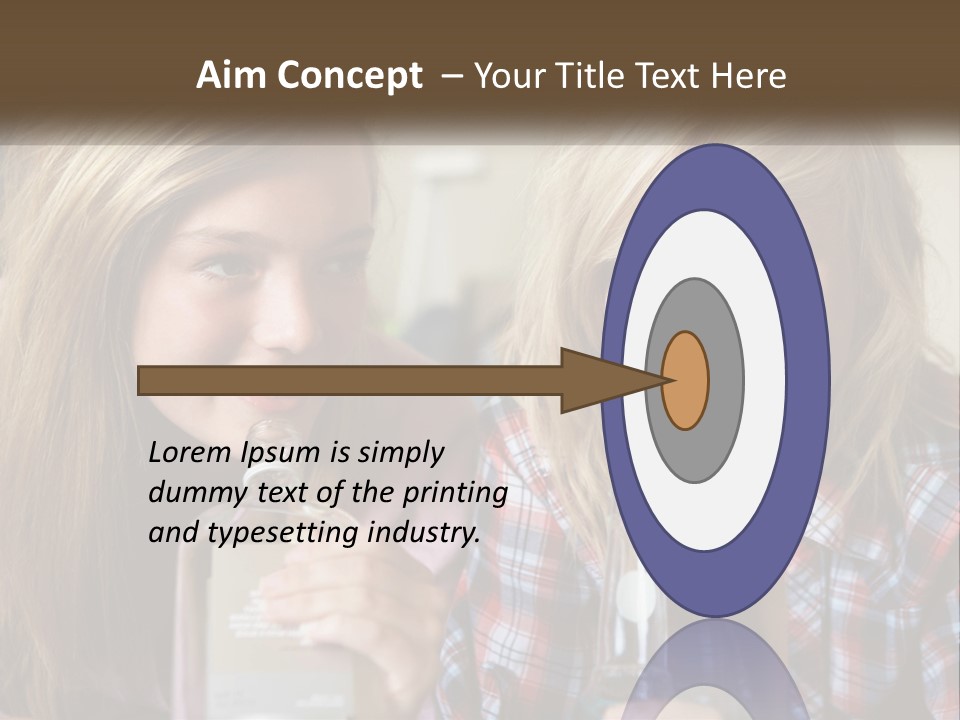 Smiling People Enjoy PowerPoint Template