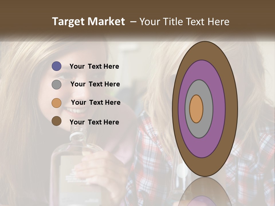 Smiling People Enjoy PowerPoint Template