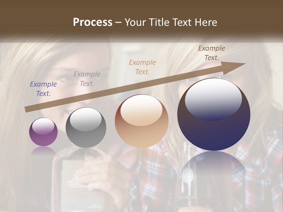Smiling People Enjoy PowerPoint Template