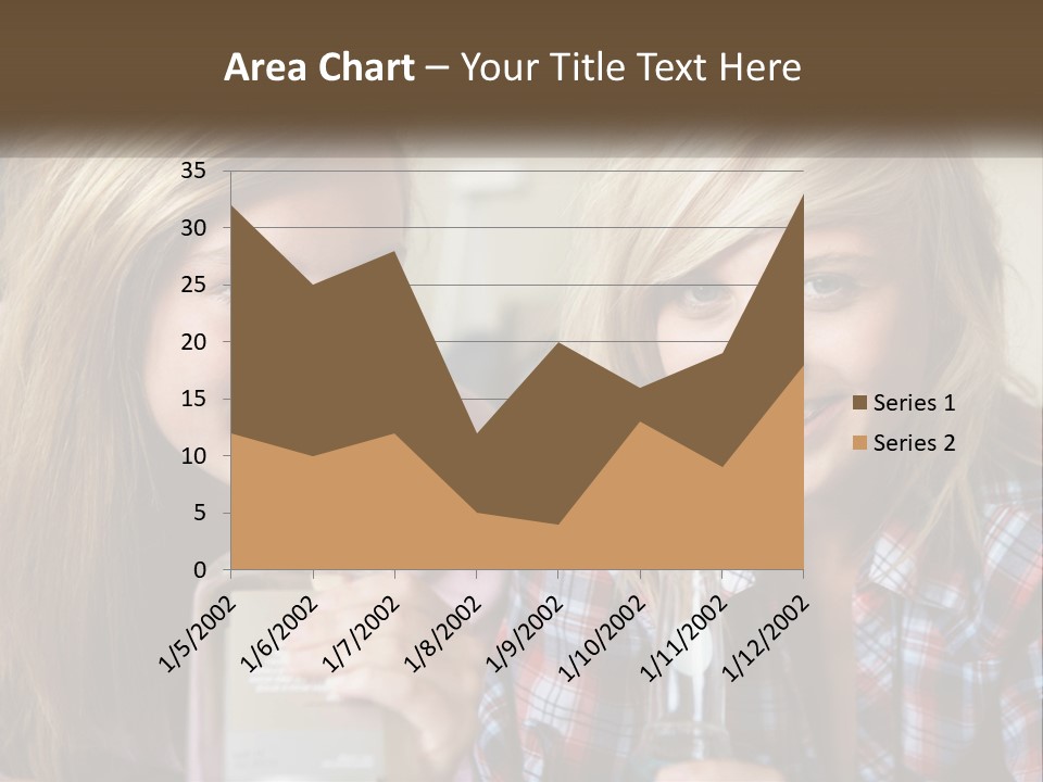 Smiling People Enjoy PowerPoint Template